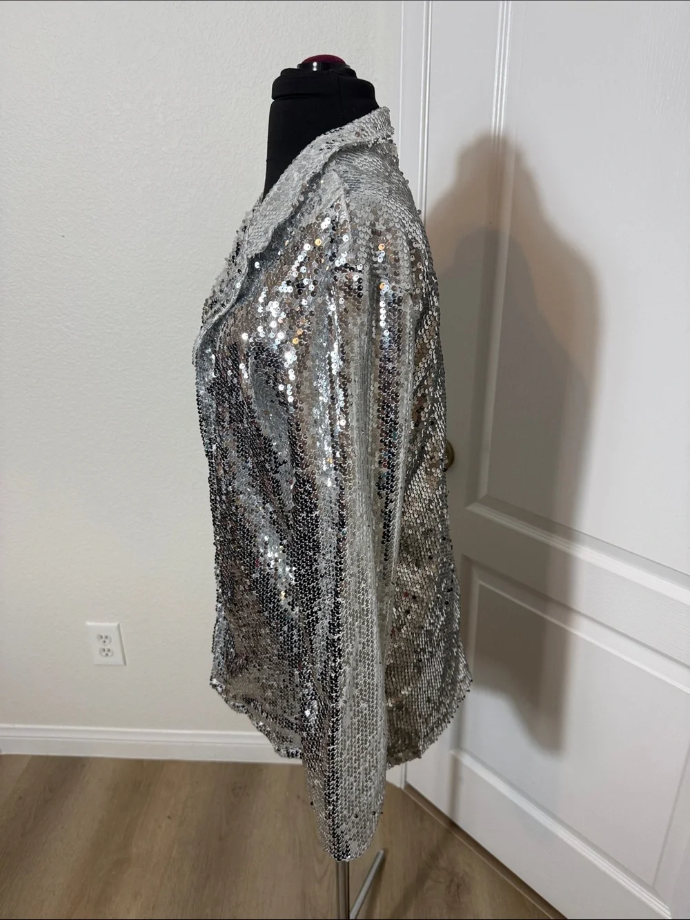 Silver Sequin Women's Jacket